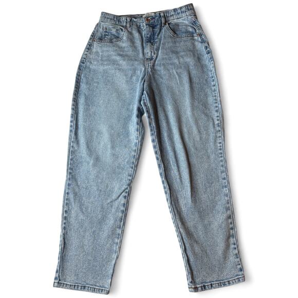 Vanilla Star High Rise Mom Jeans Relaxed Tapered Leg W30 Women’s Junior Size 11 - Picture 1 of 12